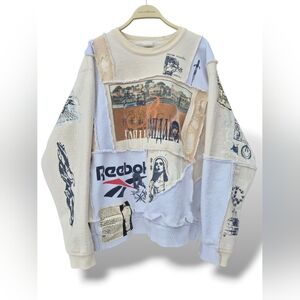 (SOLD) Patchwork Crewneck